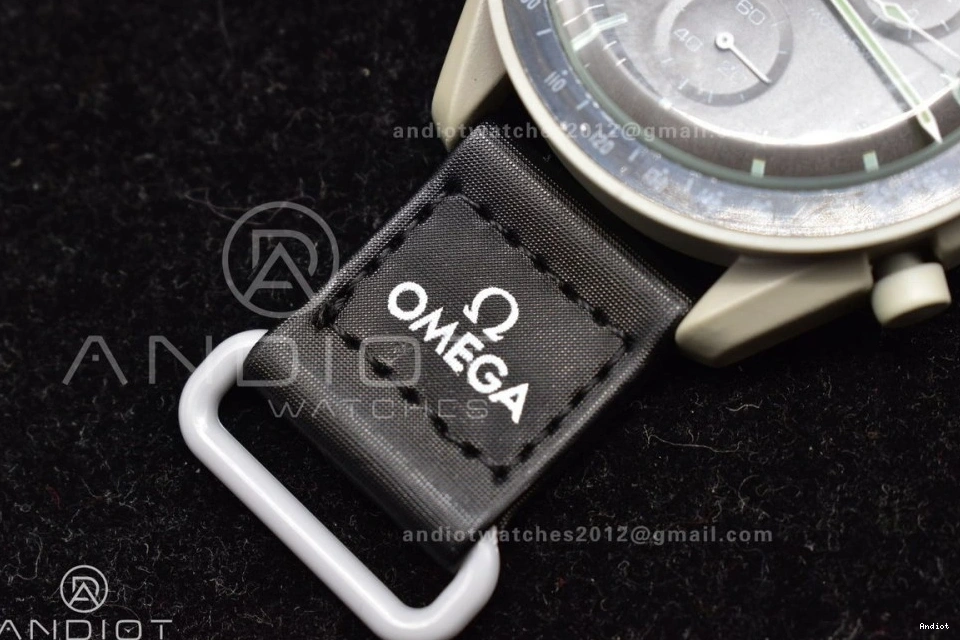 Bioceramic Strap Nylon Moon on Mission The Quartz Swatch Omega to Moonwatch x 0108